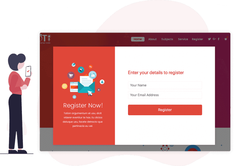 Web Semineri Kayıt Özelliği Sayfası