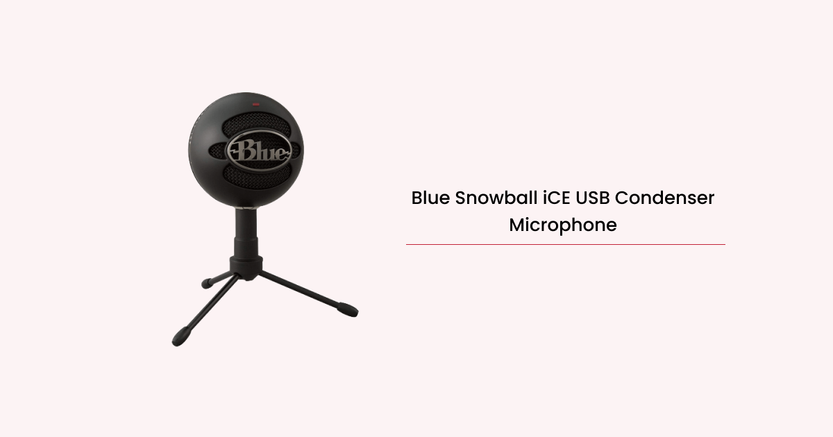 Blue Snowball iCE USB Condenser Microphone
