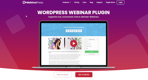 Organize webinars efficiently with WebinarPress.
