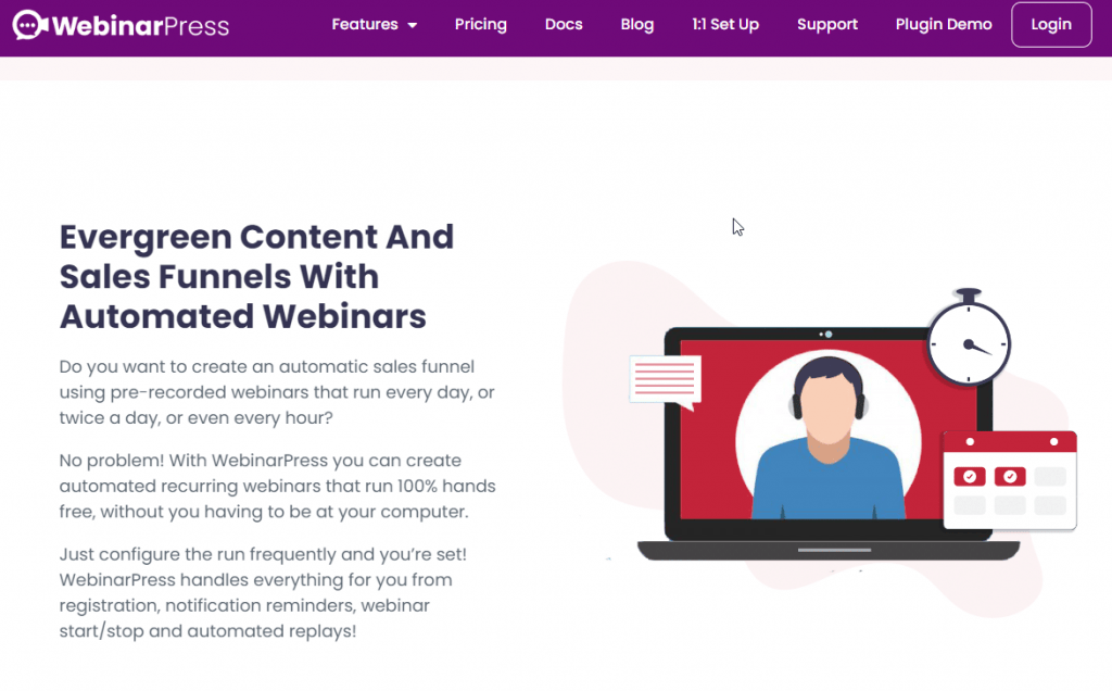 Alt-text: Automated webinars can be scheduled for specific times or intervals to maximize reach and engagement